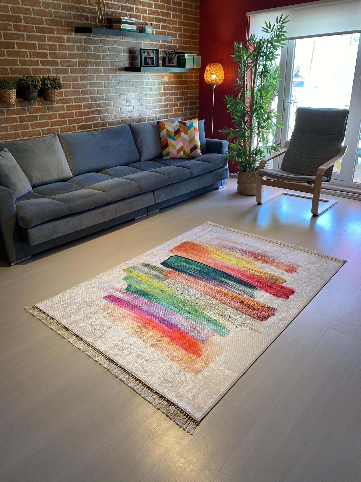 RENKLİ DEKORATİF HALI