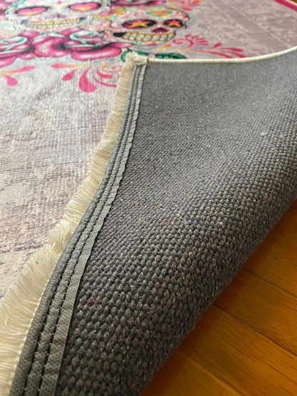 SKULL DEKORATİF HALI