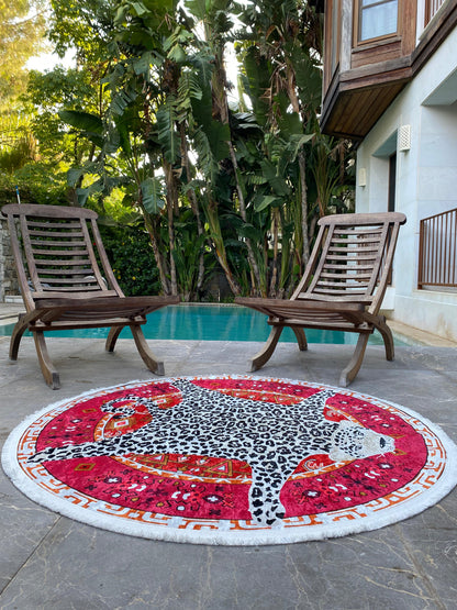 KIRMIZI KAPLAN YUVARLAK