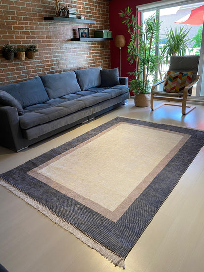 MAVİ-GRİ ŞIK DEKORATİF