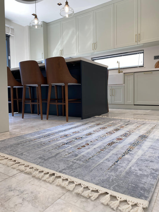 GRİ ÇOK RENKLİ DEKORATİF