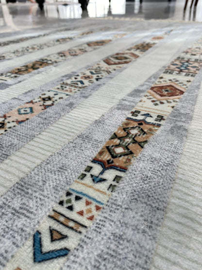 GRİ ÇOK RENKLİ DEKORATİF