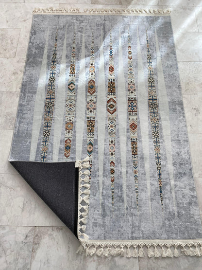 GRİ ÇOK RENKLİ DEKORATİF