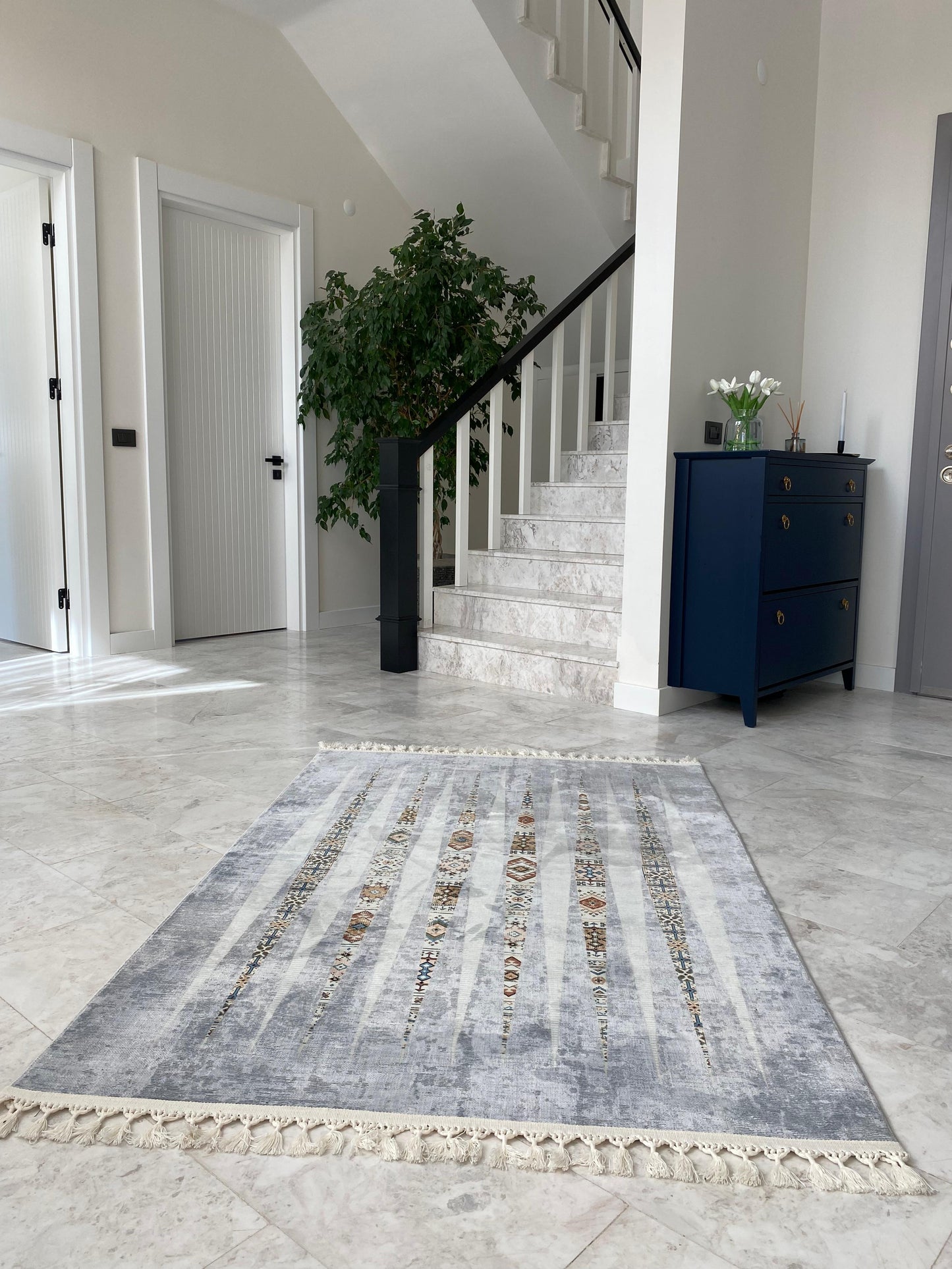 GRİ ÇOK RENKLİ DEKORATİF