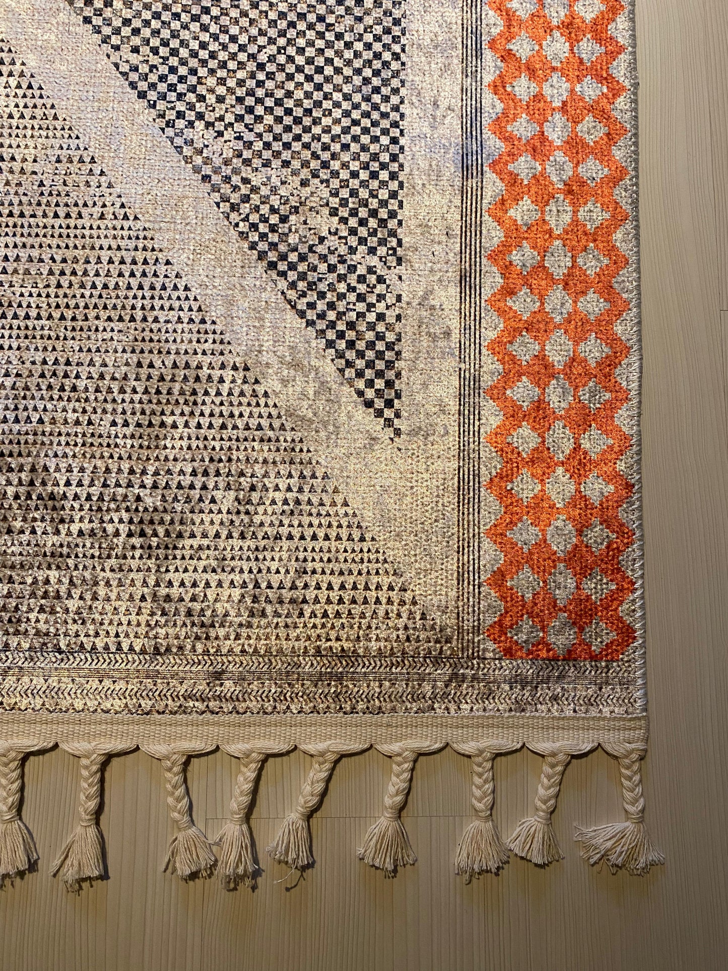 TURUNCU-GRİ ŞIK HALI