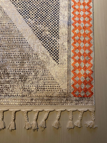 TURUNCU-GRİ ŞIK HALI