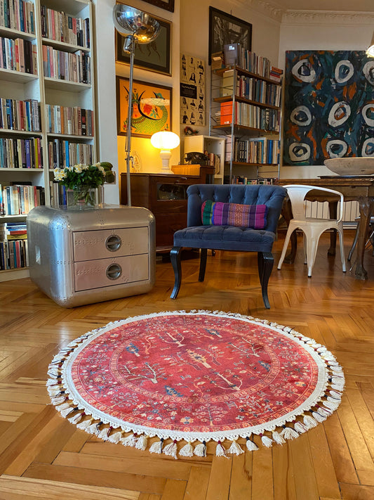 KIRMIZI DAİRESEL HALI