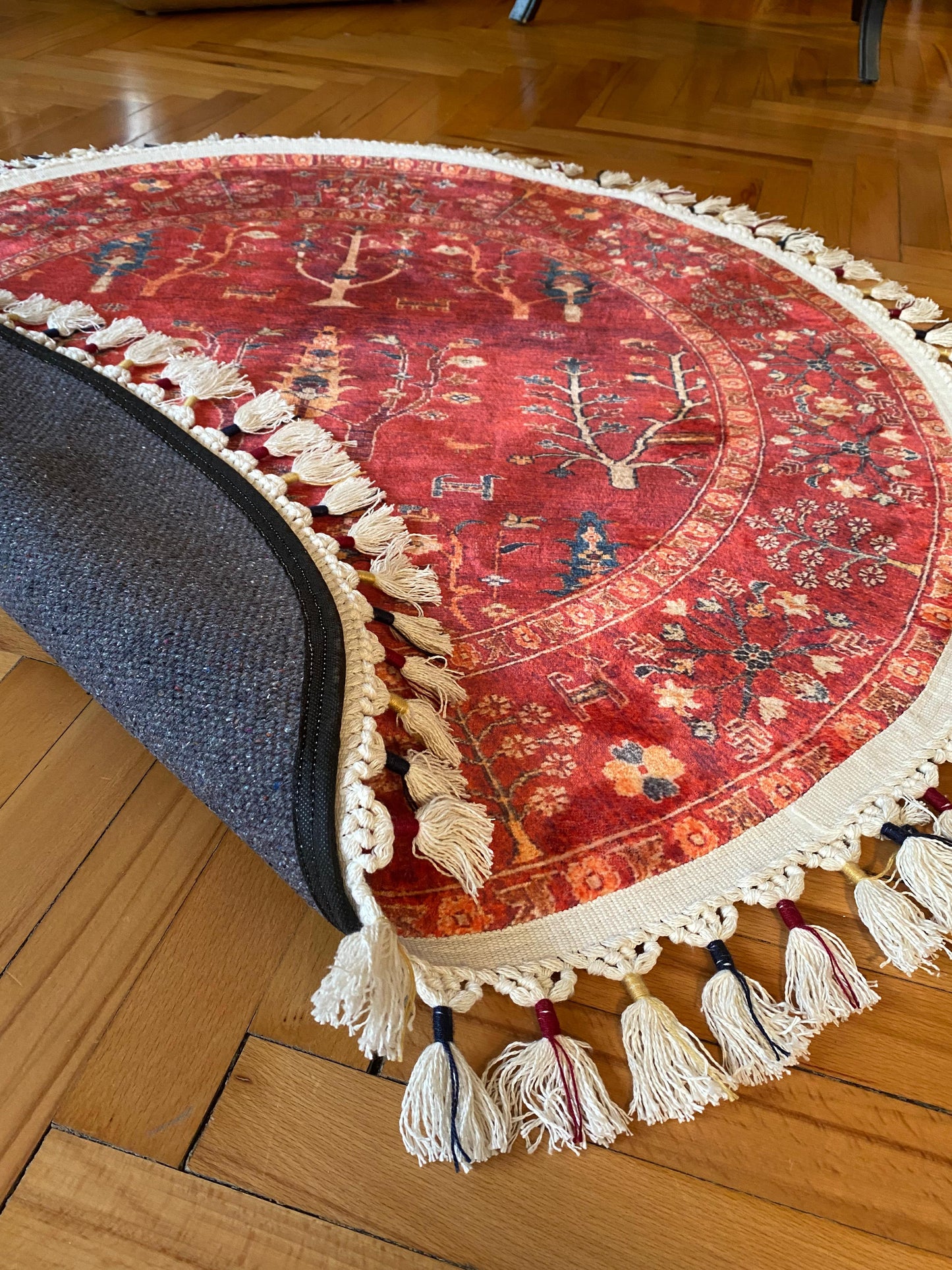 KIRMIZI DAİRESEL HALI