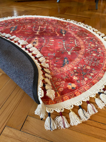 KIRMIZI DAİRESEL HALI