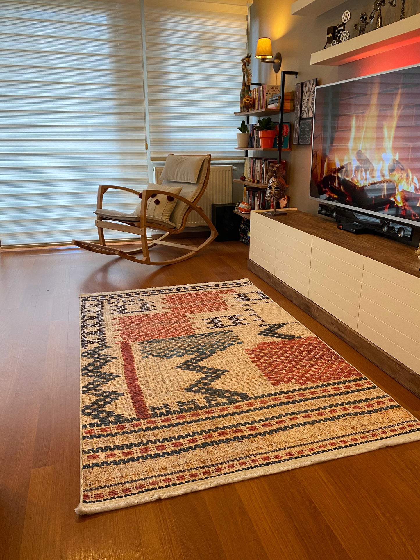 HASIR DESENLİ DEKORATİF KİLİM