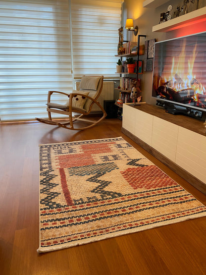 HASIR DESENLİ DEKORATİF KİLİM