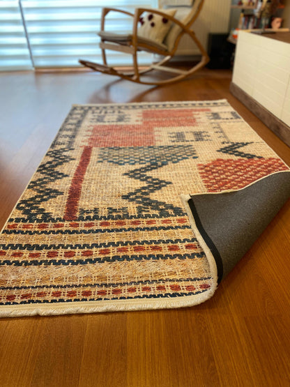 HASIR DESENLİ DEKORATİF KİLİM