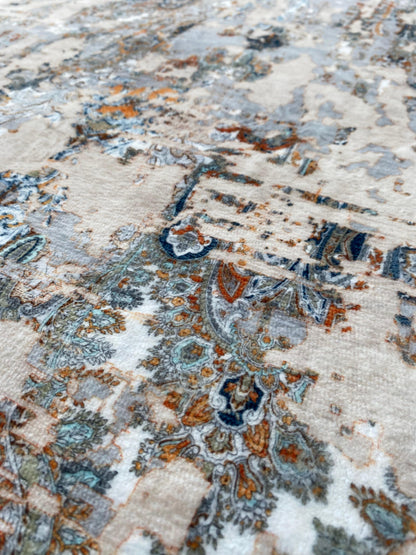 ESKİTME DESENLİ DEKORATİF HALI