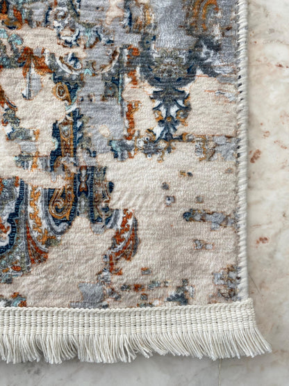 ESKİTME DESENLİ DEKORATİF HALI