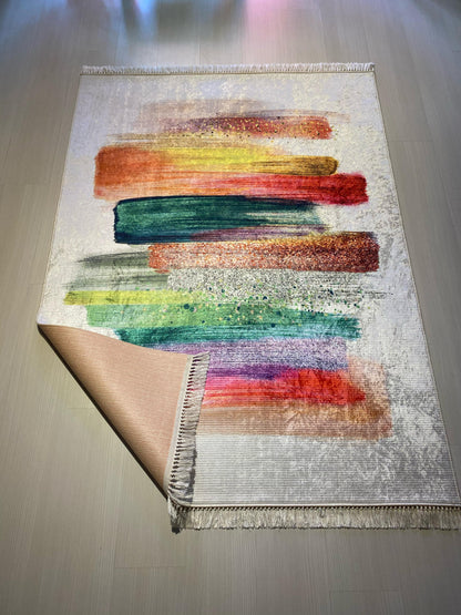 RENKLİ DEKORATİF HALI