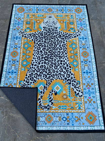 KAPLAN DESENLİ DEKORATİF HALI