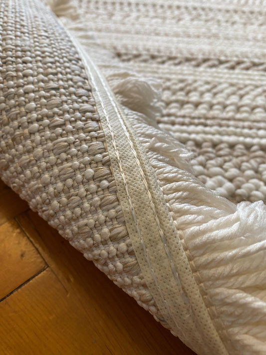 KREM-VİZON DEKORATİF BUKLE