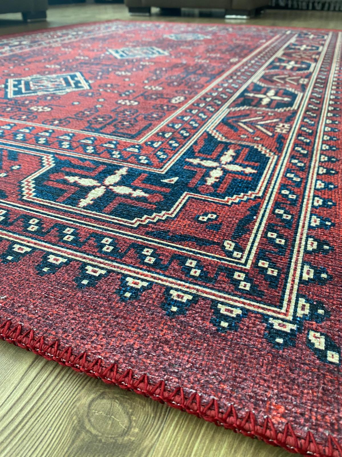 AFGAN MODEL BORDO - KIRMIZI HALI