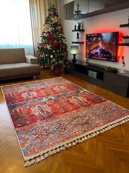 KIRMIZI DEKORATİF HALI