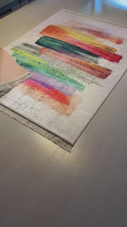 RENKLİ DEKORATİF HALI