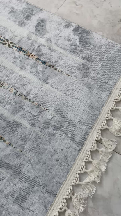 GRİ ÇOK RENKLİ DEKORATİF